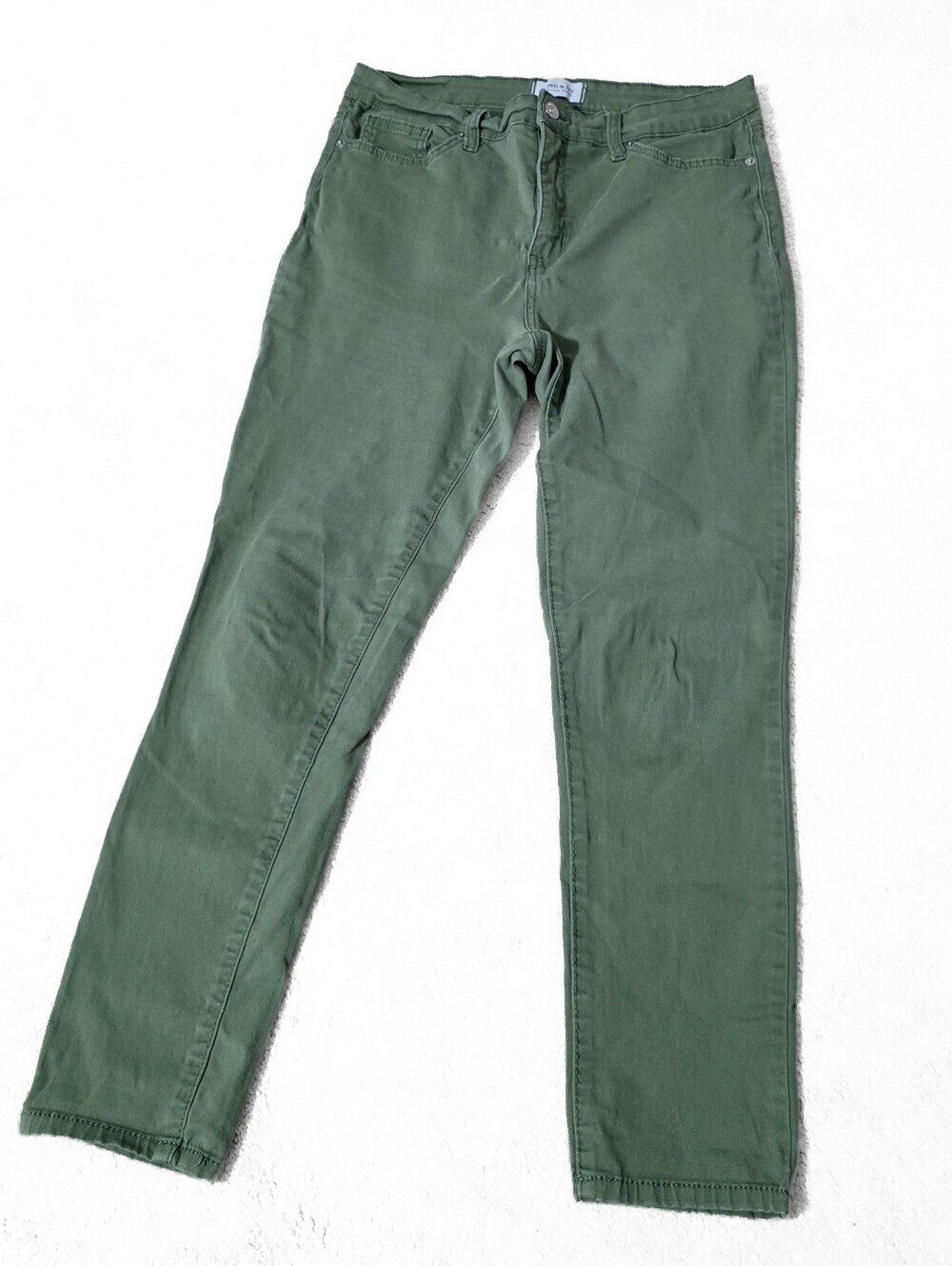 Crown & Ivy Green High Rise Skinny Pants Size 10